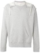 Maison Margiela Oversize Hooded Sweatshirt - Grey