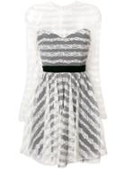 Philosophy Di Lorenzo Serafini Lace Flared Dress - White