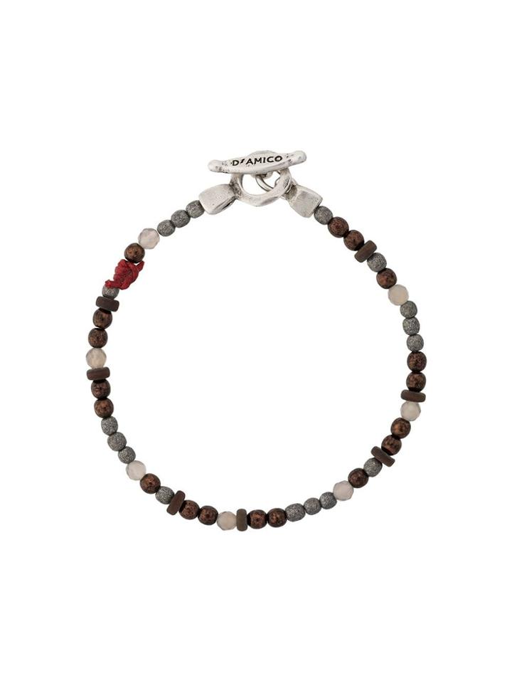 Andrea D'amico Stones And Knots Bracelet - Grey