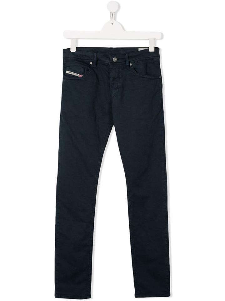 Diesel Kids Slim Fit Chinos - Blue