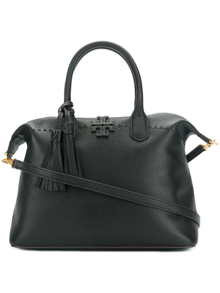 Tory Burch Mcgraw Slouchy Satchel - Black