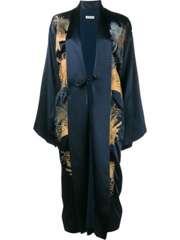 Alice Archer 'daya' Kimono, Women's, Size: 8, Blue, Silk