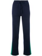 Semicouture Side Stripe Trousers - Blue