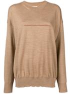 Mm6 Maison Margiela Pinch Sweater - Neutrals