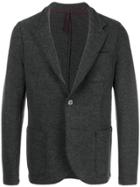Harris Wharf London Band Collar Jacket - Grey