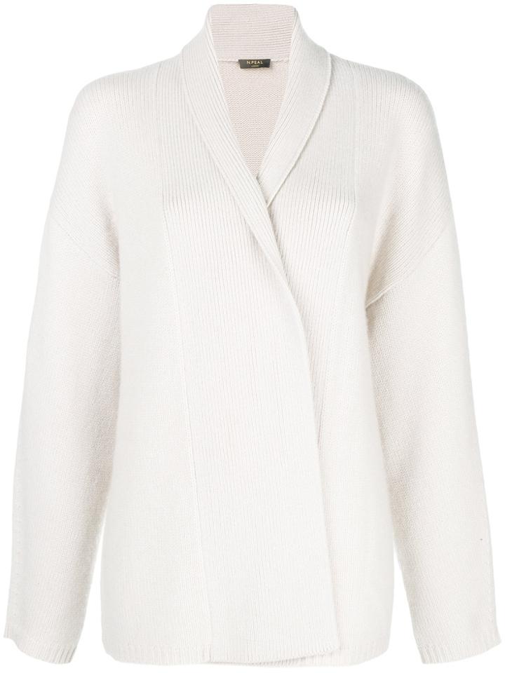 N.peal Knit Cardigan - Grey