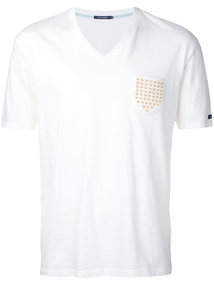 Guild Prime V Neck Top - White