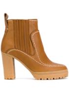 See By Chloé High Heeled Chelsea Boots - Brown