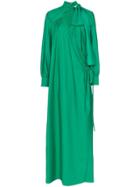 Rosie Assoulin Wrap Maxi Dress - Green