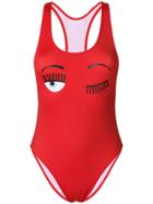 Chiara Ferragni Flirting Swimsuit - Red