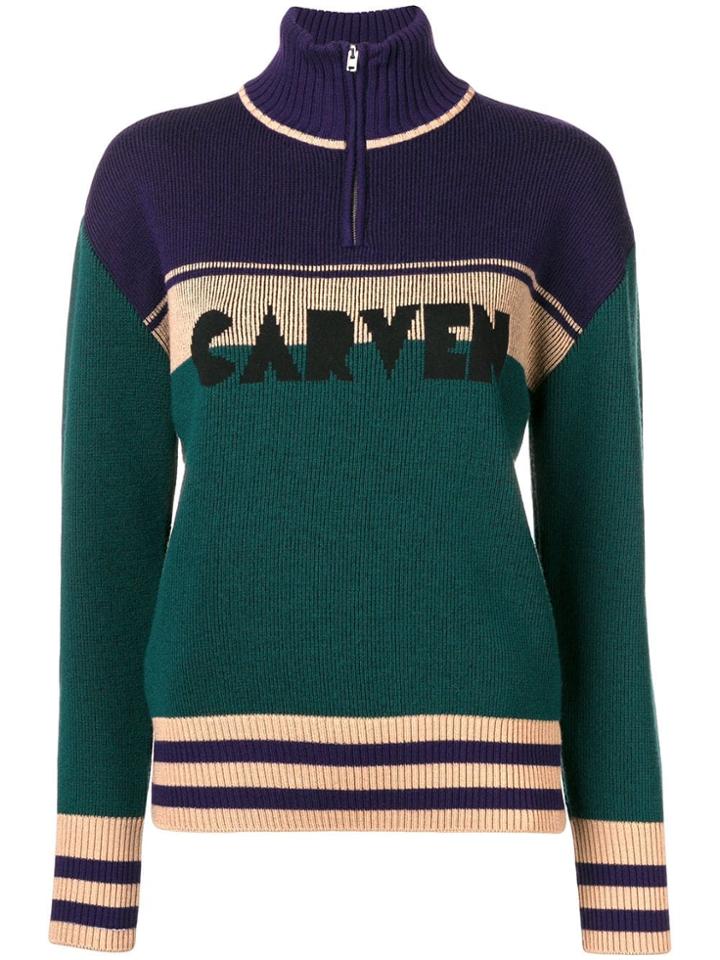 Carven Scarabee Sweater - Green