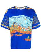 Emilio Pucci Portofino Print T-shirt - Blue