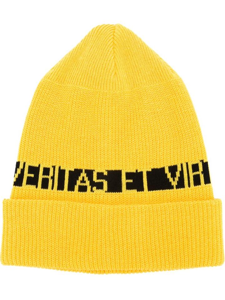 Golden Goose Deluxe Brand Ken Beanie, Men's, Yellow/orange, Cotton/acrylic