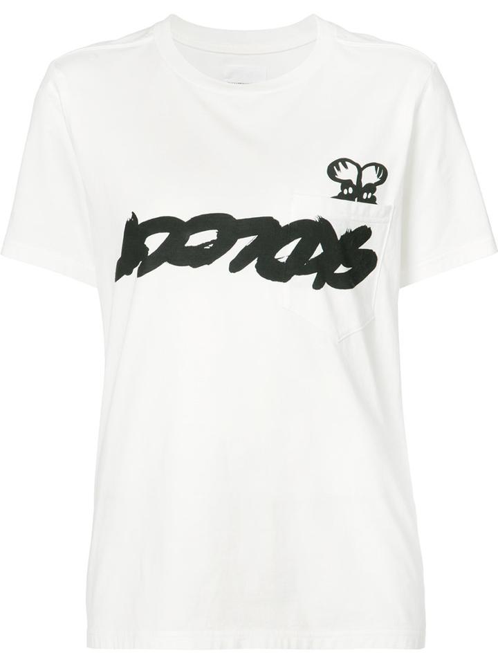The Soloist - Front Print T-shirt - Women - Cotton - 46, White, Cotton