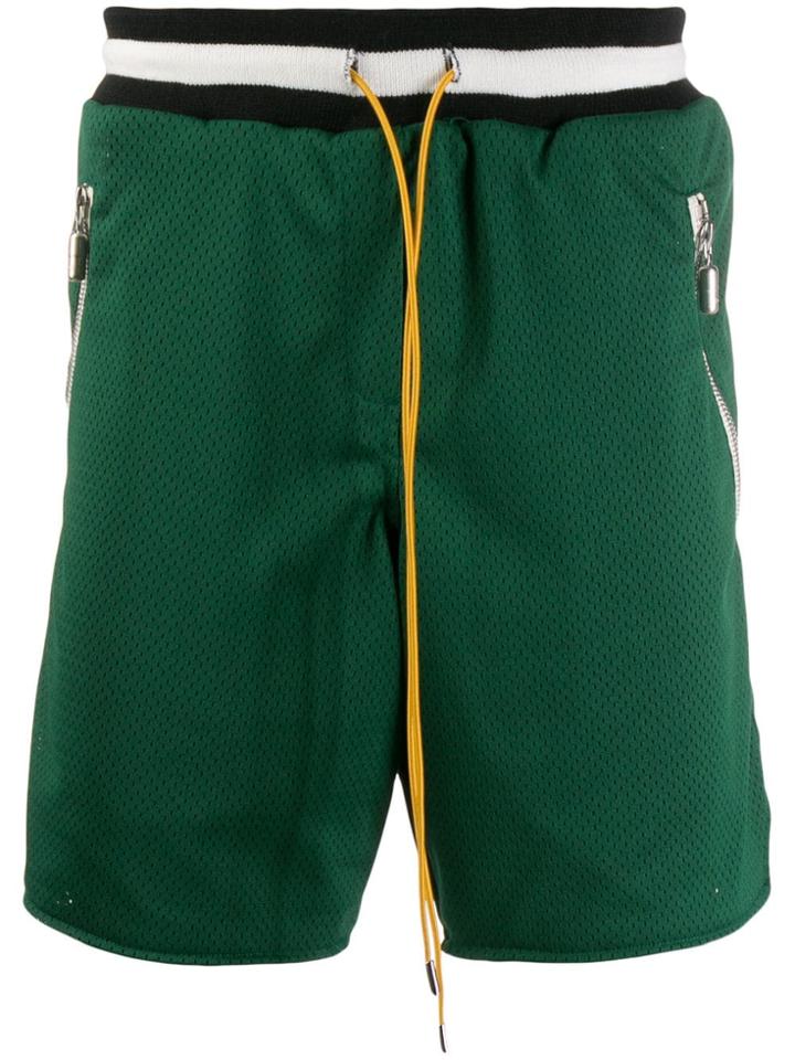 Rhude Mesh Sports Shorts - Green