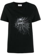 Saint Laurent Light Beam Logo T-shirt - Black