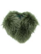 Mr & Mrs Italy Racoon Fur Scarf - Green