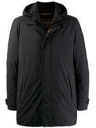 Moorer Hooded Padded Jacket - Black