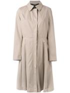Mackage Flared Trench Coat, Women's, Size: Medium, Nude/neutrals, Cotton/polyester/polyester