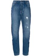 Twin-set - Star Studded Denim Jeans - Women - Cotton - 28, Blue, Cotton
