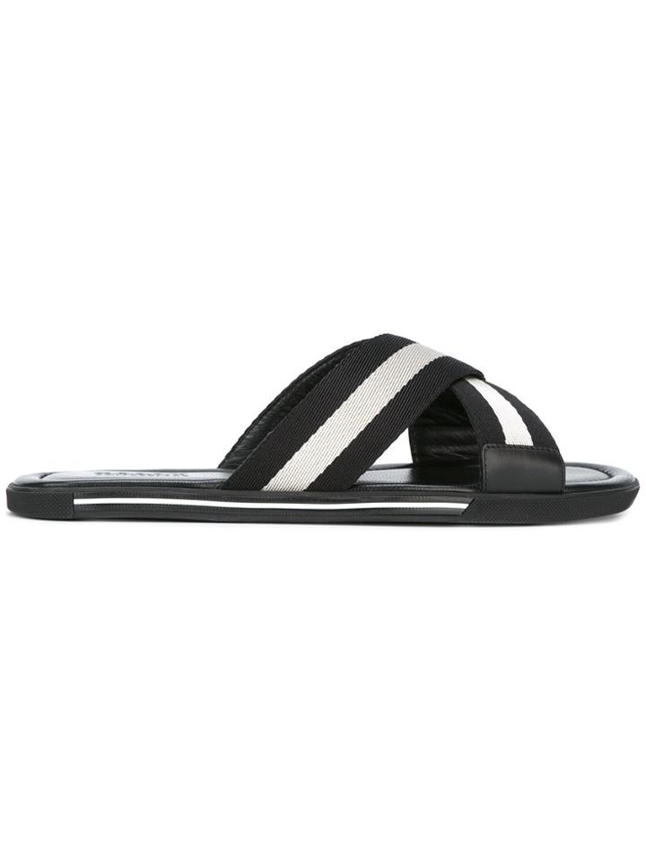 Bally Criss-cross Flip-flops - Black