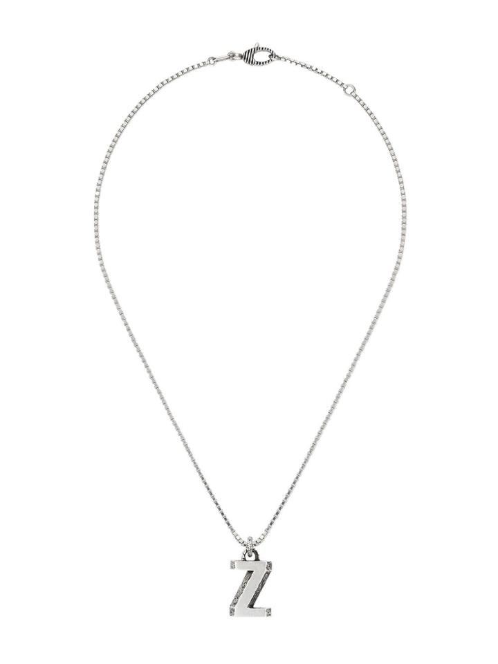 Gucci Collana Con Lettera Z In Argento - 0811 Undefined