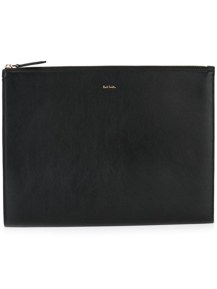 Paul Smith Large Zip Pouch - Black