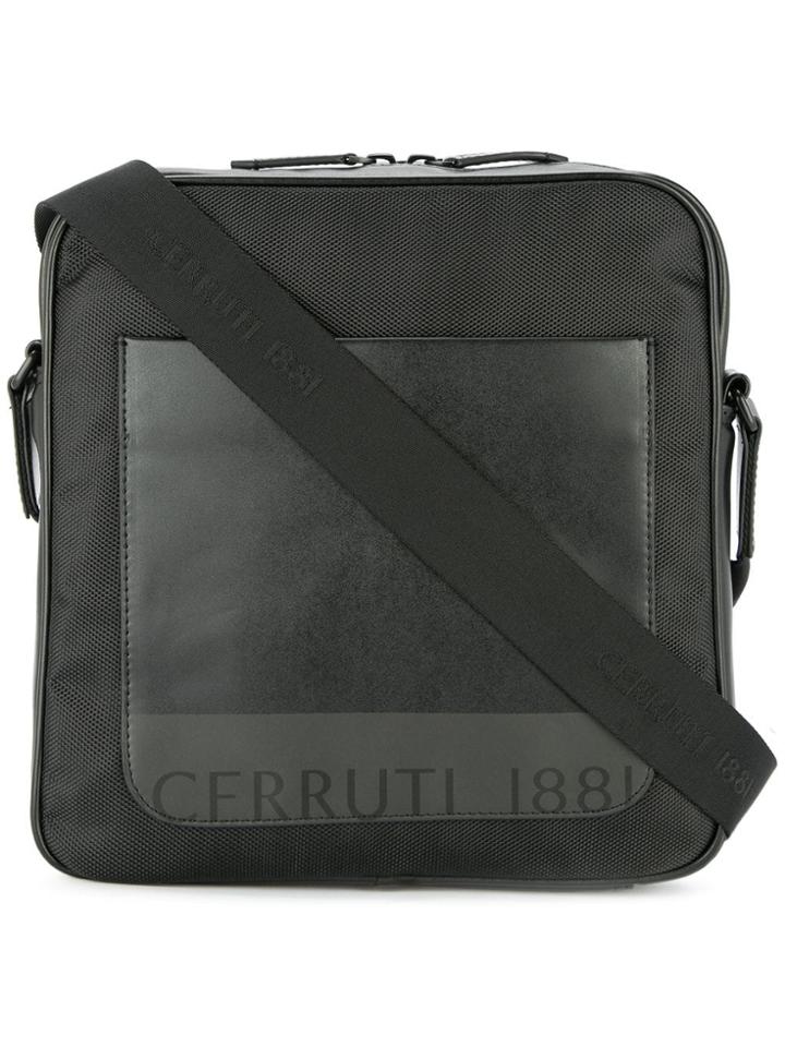 Cerruti 1881 Front Pocket Messenger Bag - Black