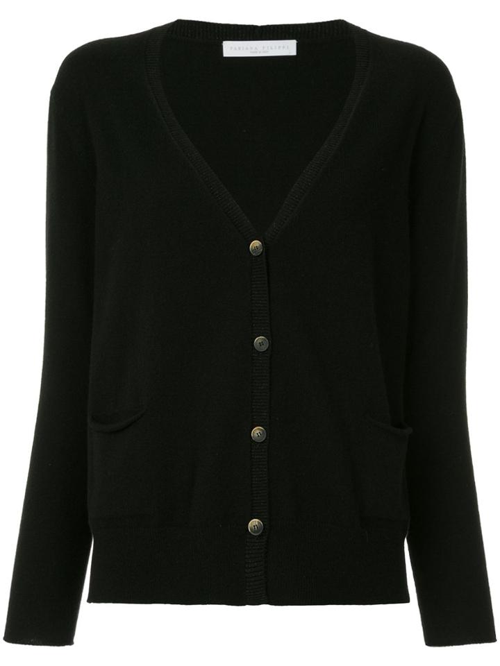 Fabiana Filippi V-neck Cardigan - Black