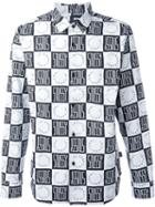 Stussy Logo Print Checkboard Shirt