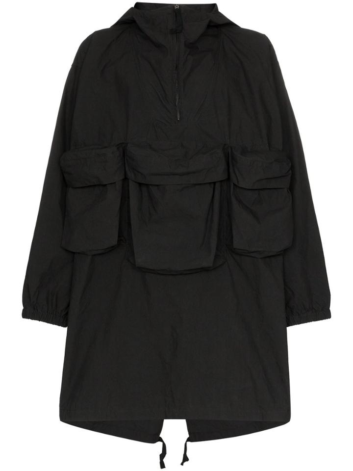 Snow Peak Front Pocket Poncho - Black