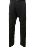 Masnada Slouch Knitted Trousers, Men's, Size: 50, Black, Cotton/linen/flax