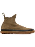 Buttero Slip-on Suede Boots - Brown