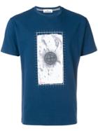 Stone Island Grid Logo T-shirt - Blue