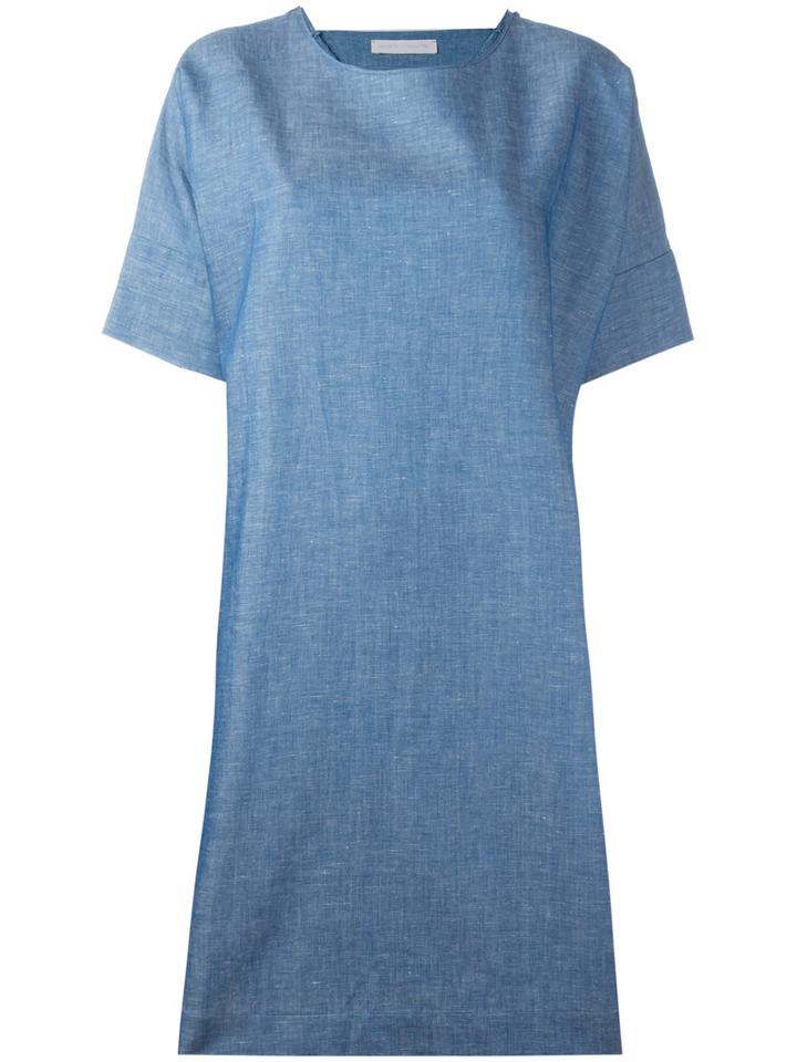 Société Anonyme Back Collar Dress, Women's, Blue, Cotton