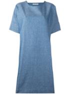 Société Anonyme Back Collar Dress, Women's, Blue, Cotton