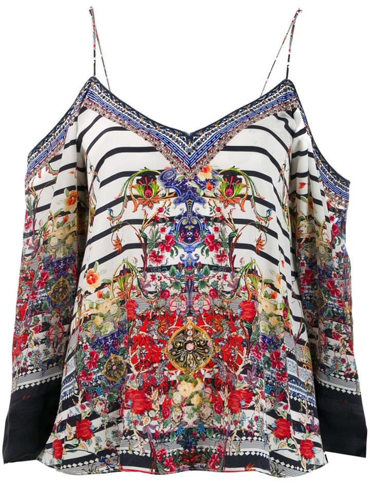 Camilla Off-the-shoulder Blouse - White