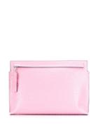 Loewe Embossed Zipped Clutch Bag - Pink