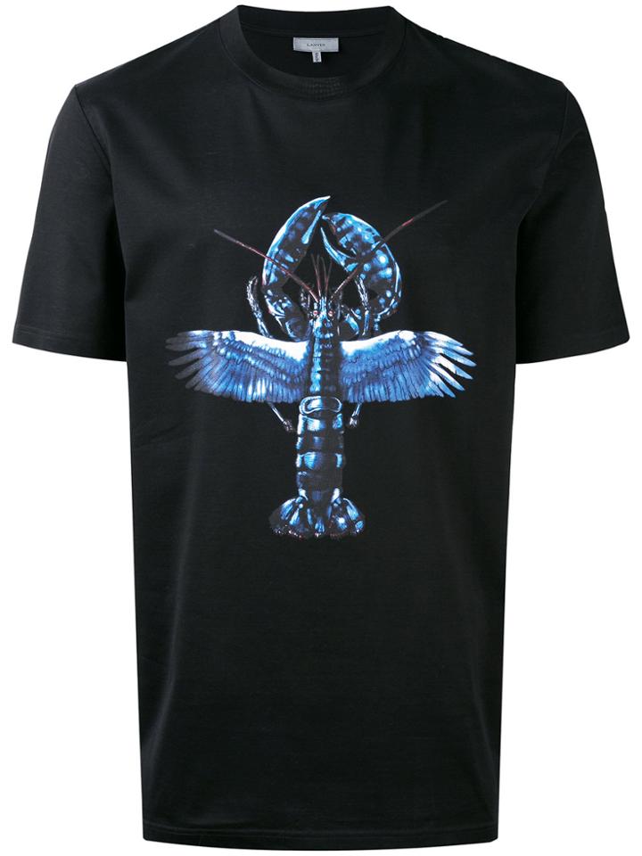 Lanvin Printed Lobster T-shirt - Black