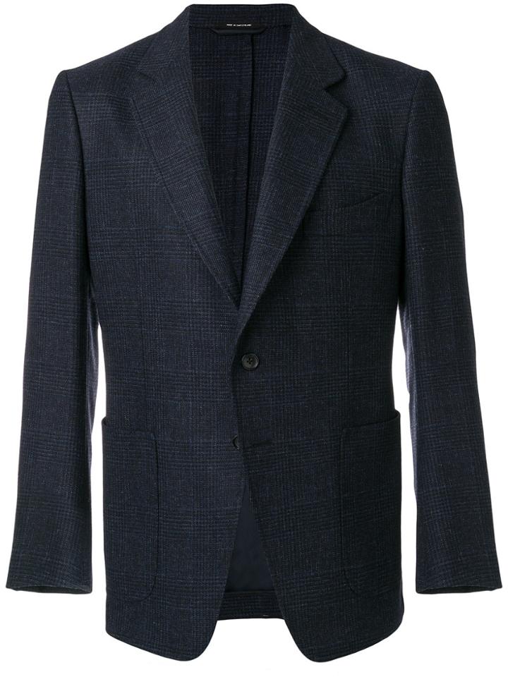Tom Ford Classic Single Breasted Blazer - Blue