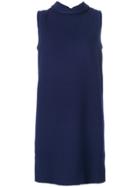 Marni Cowl Neck Dress - Blue
