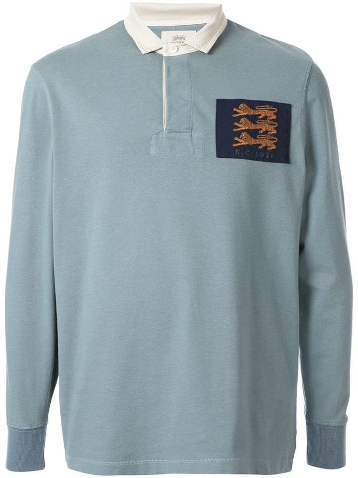 Kent & Curwen 1926 Three Lions Polo Shirt - Blue