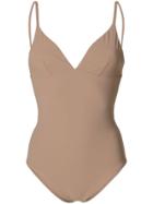 Tory Burch Marina One-piece Swimsuit - Neutrals