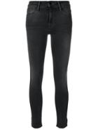 Frame Split Hem Skinny Jeans - Grey