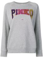 Pinko Logo Print Sweatshirt - Grey