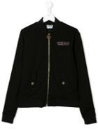 Moschino Kids Teen Bomber Jacket - Black