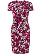 Michael Michael Kors Floral Wrap Dress - Pink