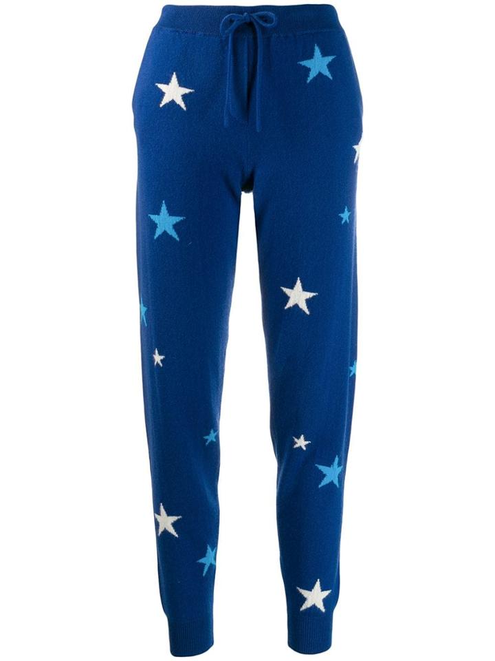 Chinti & Parker Star Print Trousers - Blue