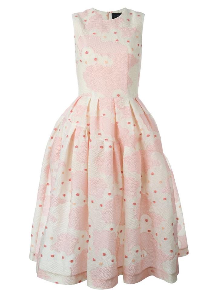 Simone Rocha Voluminous Floral Dress