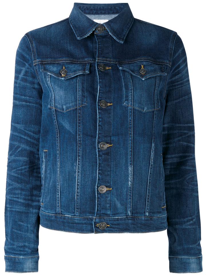 Hudson - Denim Jacket - Women - Cotton/spandex/elastane - S, Blue, Cotton/spandex/elastane